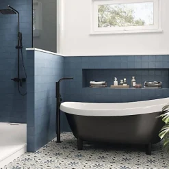 Carrelage Imitation Carreaux de Ciment FLEUR 15x15 Lou - Les Carreaux de Jean-Les Carreaux De Jean  Clearance