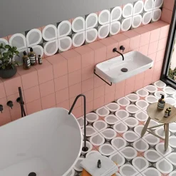 Gioia Materia Carrelage Imitation Carreaux de Ciment BAUHOME 20x20 Blatt Cold - Les Carreaux de Jean