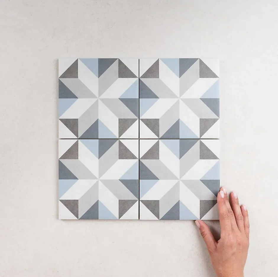 Carrelage Imitation Carreaux De Ciment 15x15 FIORELLA Gina - Les Carreaux de Jean-Les Carreaux De Jean Sale