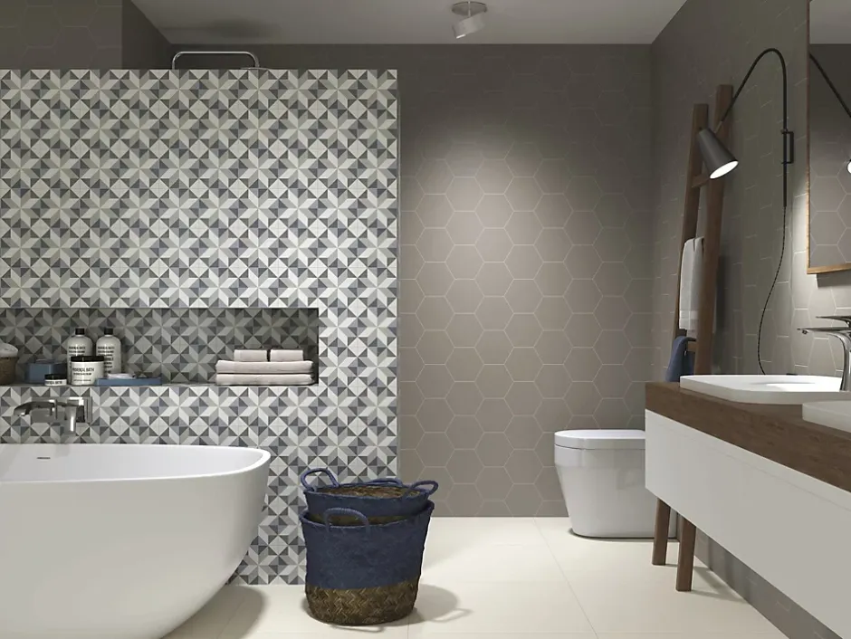 Carrelage Imitation Carreaux De Ciment 15x15 FIORELLA Gina - Les Carreaux de Jean-Les Carreaux De Jean Sale