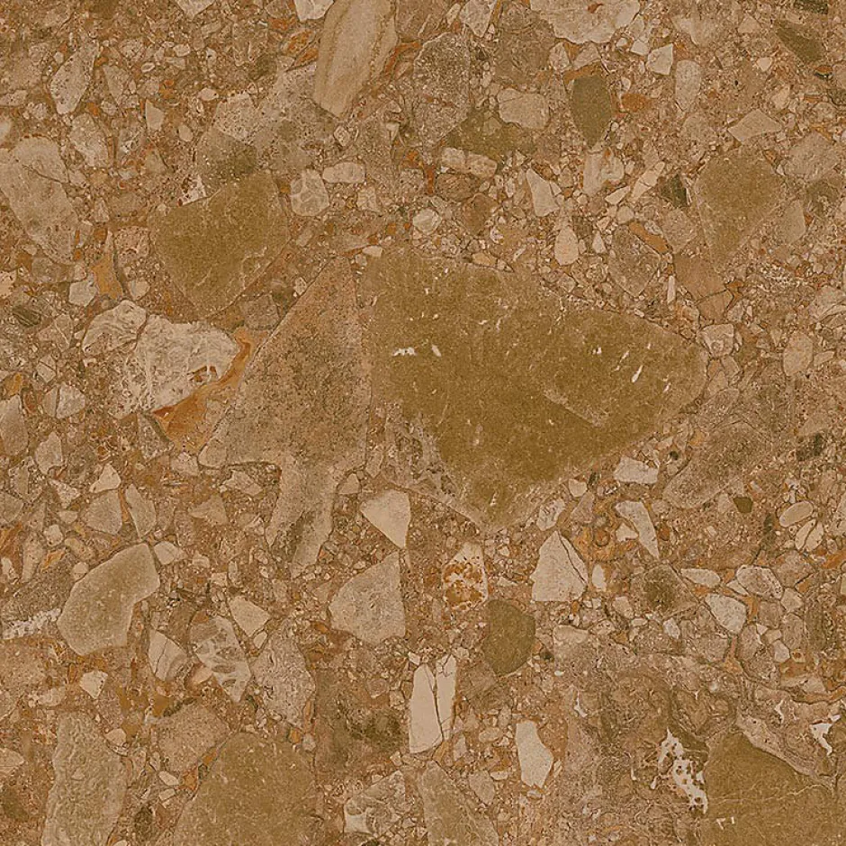 Tinker Carrelage Imitation Pierre Crema marron 80x80 cm