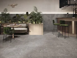 Tinker Carrelage imitation pierre Lastone Noir 80x80 cm