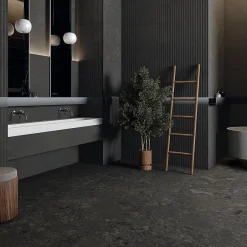 Tinker Carrelage Imitation Pierre Crema noir space 60x60 cm