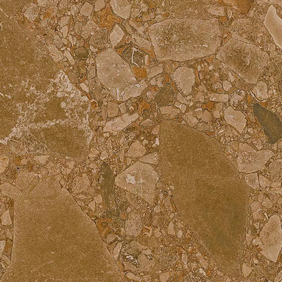 Carrelage Imitation Pierre Crema marron 60x60 cm-Tinker