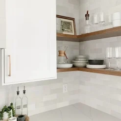 carrelage imitation zellige 6.5x20 cm MALEM WHITE-Concept Mosaïque Clearance