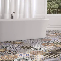 Carrelage interieur Imitation Carreaux de Ciment ANDALUSI MIX 28,5x33 - Les Carreaux de Jean-Les Carreaux De Jean  Online