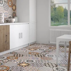 Carrelage interieur Imitation Carreaux de Ciment ANDALUSI MIX 28,5x33 - Les Carreaux de Jean-Les Carreaux De Jean  Online