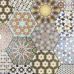 Carrelage interieur Imitation Carreaux de Ciment ANDALUSI MIX 28,5x33 - Les Carreaux de Jean-Les Carreaux De Jean  Online