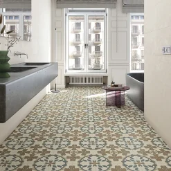 Eiffel art construction Carrelage intérieur / extérieur effet ciment 20x20 cm BALI Munduk