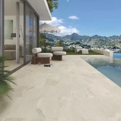 Carrelage intérieur / extérieur effet pierre naturelle 30x60 cm BALI beige-Eiffel art construction Clearance