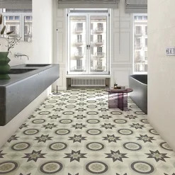 Eiffel art construction Carrelage intérieur / extérieur effet ciment 20x20 cm BALI Nusa