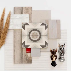 Eiffel art construction Carrelage intérieur / extérieur effet ciment 20x20 cm BALI Nusa