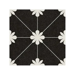 Eiffel art construction Carrelage intérieur / extérieur effet ciment 20x20 cm BALI Tuban antracita