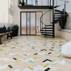 Les Carreaux De Jean Carrelage intérieur Effet Zellige Turquoise BEJMAT 5x15 Lake - Les Carreaux de Jean