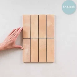 Les Carreaux De Jean  Carrelage intérieur Effet Zellige BEJMAT 5x15 Biscuit - Les Carreaux de Jean