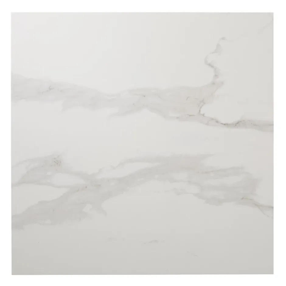 GoodHome Carrelage intérieur sol et mural Ultimate marble effet marbre L.59.5 cm x l.59.5 cm x Ep.0.9 cm blanc