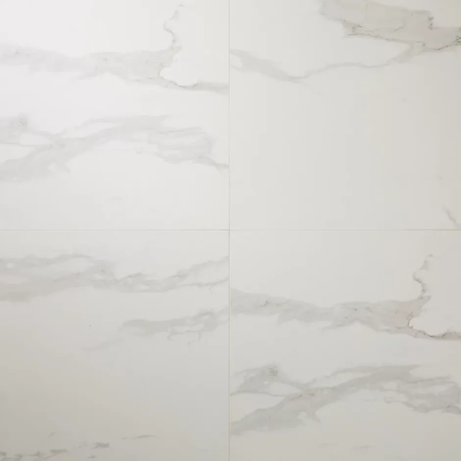 GoodHome Carrelage intérieur sol et mural Ultimate marble effet marbre L.59.5 cm x l.59.5 cm x Ep.0.9 cm blanc