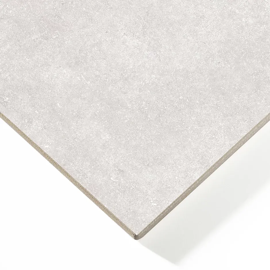 Carrelage intérieur sol et mur en grés cérame émaillé Prisma perla effet pierre matifié 60x60 cm