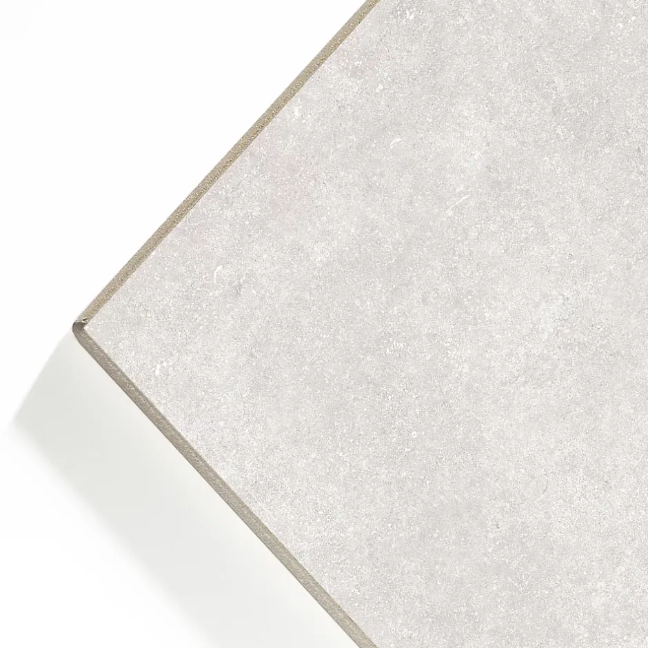 Carrelage intérieur sol et mur en grés cérame émaillé Prisma perla effet pierre matifié 60x60 cm