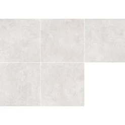 Carrelage intérieur sol et mur en grés cérame émaillé Prisma perla effet pierre matifié 60x60 cm
