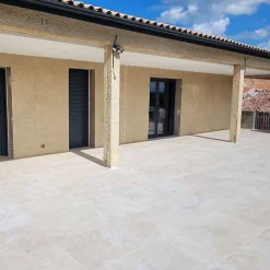 Concept Mosaïque Carrelage izmir 60x120 cm effet travertin antidérapant r11