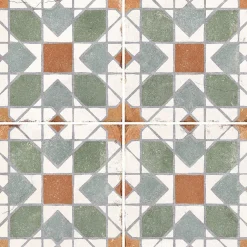 carrelage JADEA 20x20cm imitation carreaux ciment-Concept Mosaïque Outlet