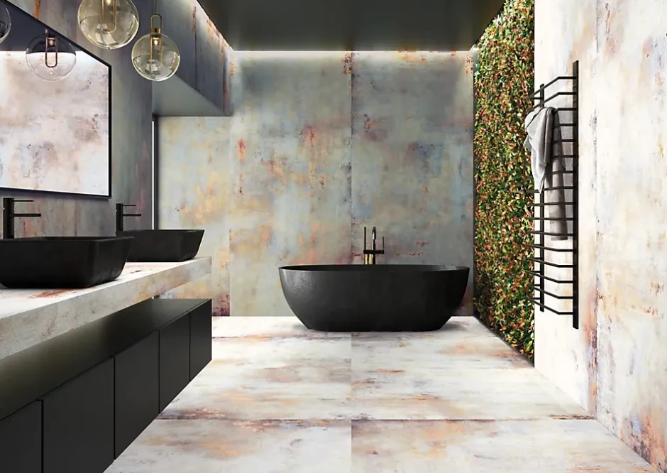 Carrelage Lamiere Green - Mat 100 x 100cm ( vendu par boite de 0,99 m² )-Apavisa Discount