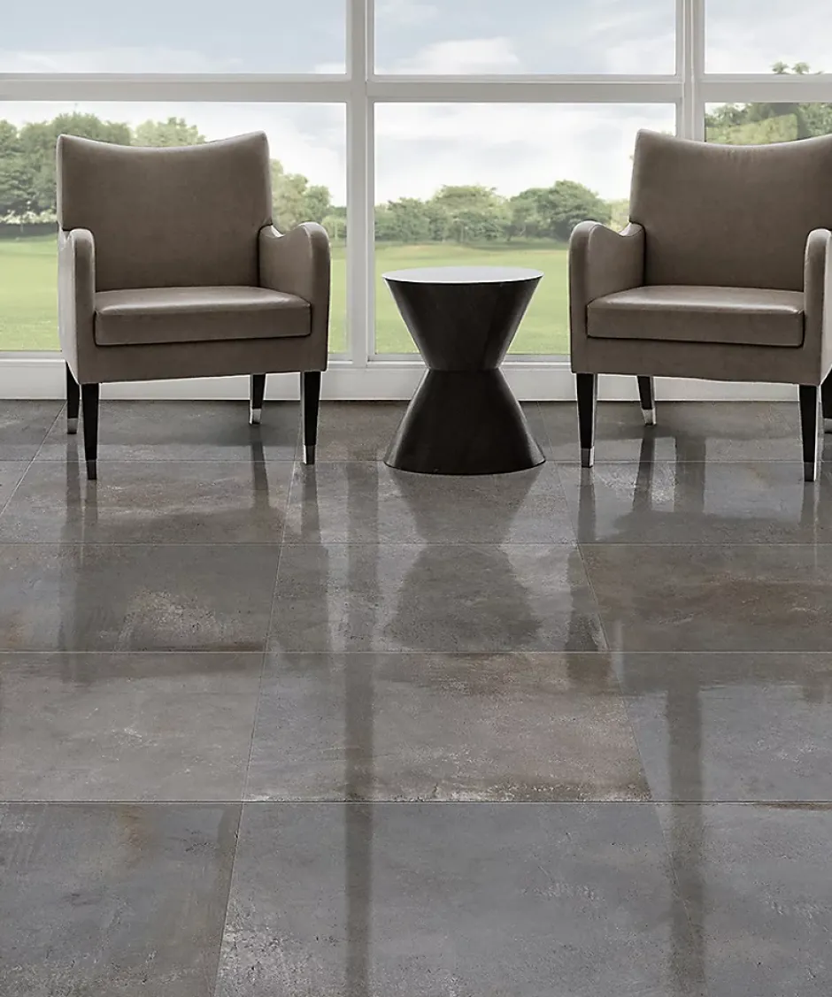 Carrelage Magnetic Emerald - Mat 80 x 80cm ( vendu par boite de 1,28 m² )-Energie Ker Clearance