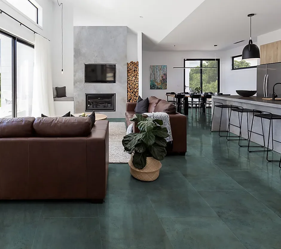 Carrelage Magnetic Emerald - Mat 80 x 80cm ( vendu par boite de 1,28 m² )-Energie Ker Clearance