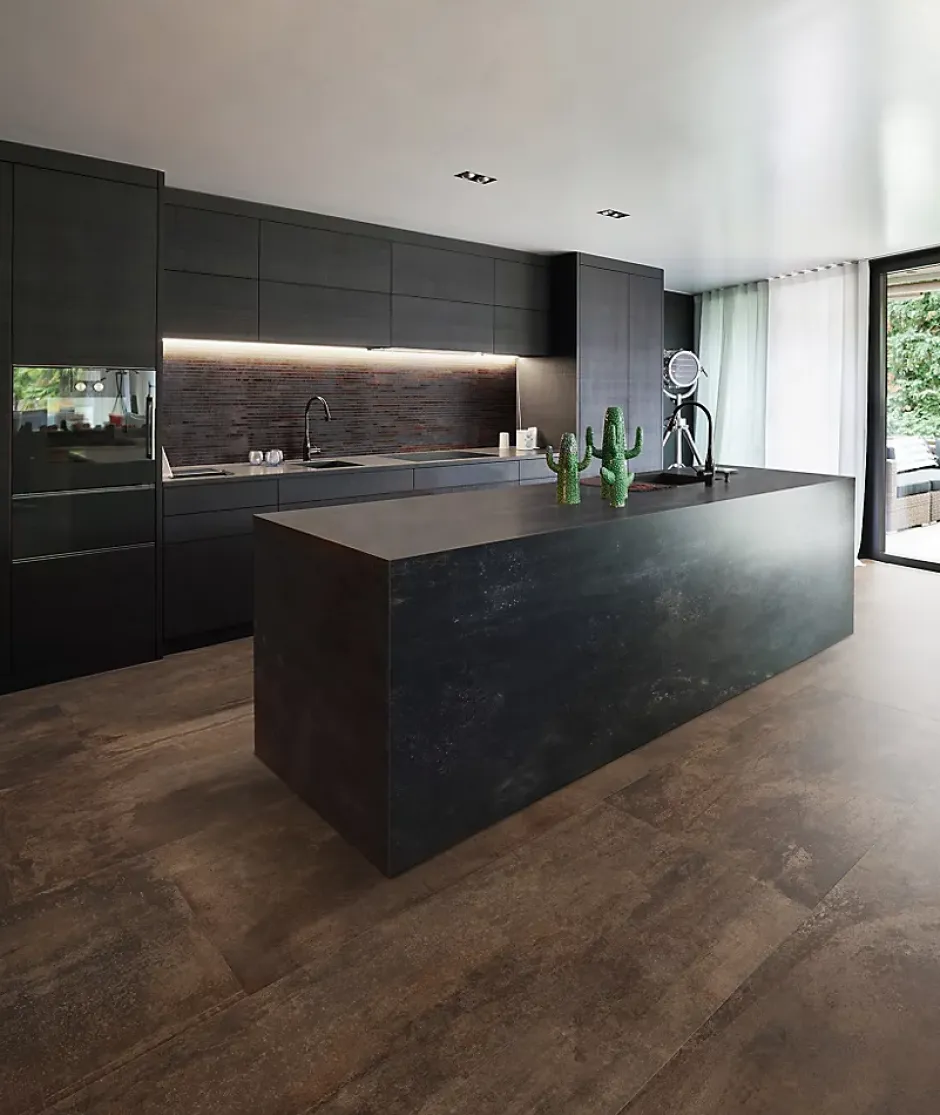 Energie Ker Carrelage Magnetic Noir - Mat 80 x 80cm ( vendu par boite de 1,28 m² )