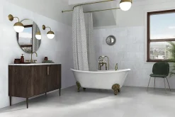 Carrelage Marble Art Blanc - Mat 60 x 60cm ( vendu par boite de 1,42 m² )-Vitacer Clearance