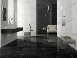 Carrelage Marbre Noir 60x60 Saint Laurent Rectifié et Poli --Allocarrelage Clearance