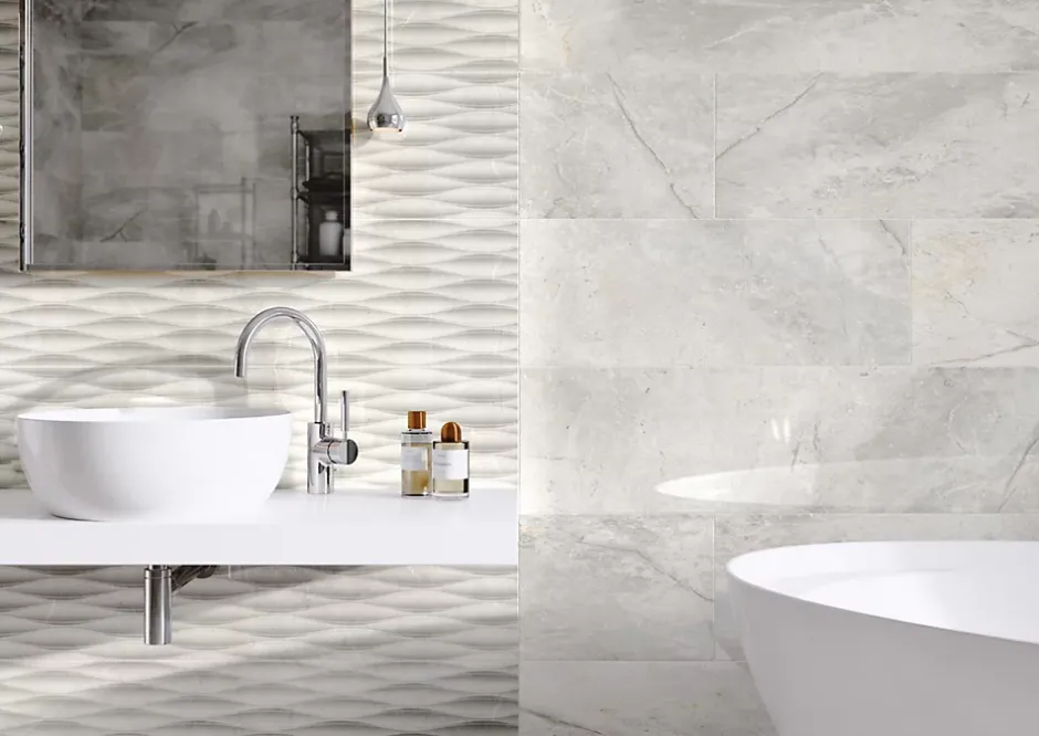 Carrelage Marbre 60x120 Masterstone Blanc Rectifié Mat --Allocarrelage Best