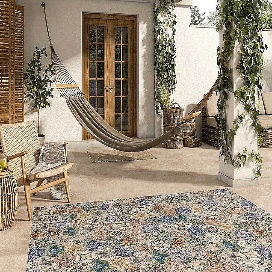 Concept Mosaïque Carrelage mix santacruz 15x15 cm effet carreaux ciment vieilli