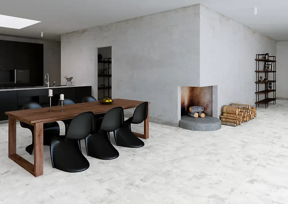 Apavisa Carrelage Mood Noir - Mat 100 x 100cm ( vendu par boite de 0,99 m² )