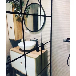 Aelle Carrelage Carrelage mur à relief effet béton blanc perlé 32x99 cm DANXIA BANAWE-R BLANCO