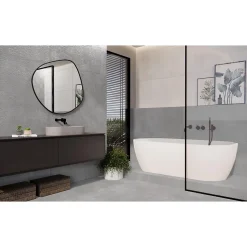 Carrelage mur effet béton DECOR BERCY GRIGIO L.120 x l.60cm-Prissmacer Sale