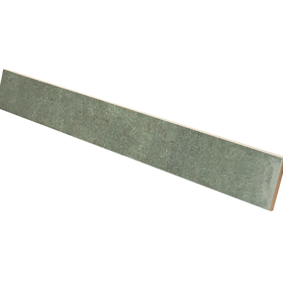 Aelle Carrelage Carrelage mur effet pierre vert 5x40 cm brillant - VERTICALE OAKMOSS