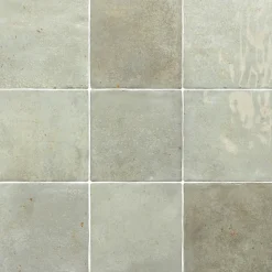 Carrelage mur effet pierre gris vert 10x10 cm brillant - VERTICALE GREEN FIELD-Aelle Carrelage Online