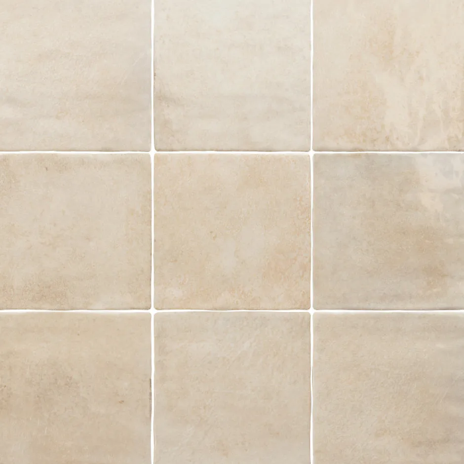 Aelle Carrelage Carrelage mur effet pierre beige 10x10 cm brillant - VERTICALE HOME