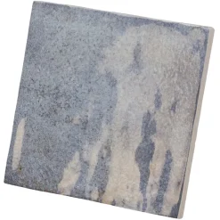 Aelle Carrelage Carrelage mur effet pierre bleu 10x10 cm brillant - VERTICALE DEEP ROYAL