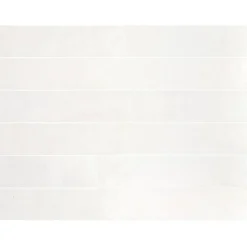 Aelle Carrelage Carrelage mur effet pierre blanc 5x40 cm brillant - VERTICALE CLEAN