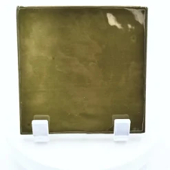 Carrelage mur effet zellige vert 10x10 cm MANACOR BASIL GREEN-Aelle Carrelage New