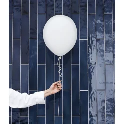 Aelle Carrelage Carrelage mur effet zellige bleu 6,5x40 cm MANACOR OCEAN BLUE