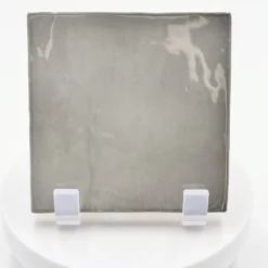 Aelle Carrelage Carrelage mur effet zellige gris 10x10 cm MANACOR MERCURY GREY