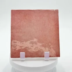 Aelle Carrelage Carrelage mur effet zellige bejmat rose 13,2x13,2 cm ARTISAN ROSE MALLOW