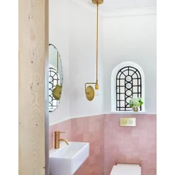 Aelle Carrelage Carrelage mur effet zellige bejmat rose 13,2x13,2 cm ARTISAN ROSE MALLOW