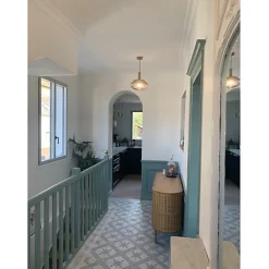 Carrelage mur effet zellige vert sage 6,5x40 cm MANACOR MINT-Aelle Carrelage Hot