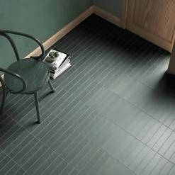 Carrelage mur effet zellige bleu turquoise 6,5x40 cm MANACOR GLACIER-Aelle Carrelage