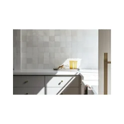 Carrelage mur effet zellige bejmat blanc 13,2x13,2 cm ARTISAN WHITE-Aelle Carrelage Outlet